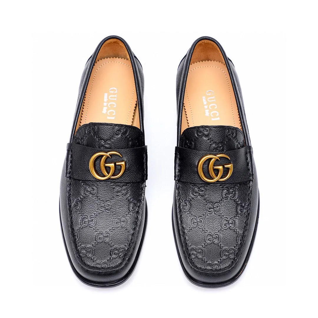 Men's shoes 💰500 💐Gucci GUCCI official website men's business formal leather shoes updated 💥Hong Kong counters synchronize new styles 💥completely one-to-one replica shipments 👍Except for zero difference in counter quality, they are all made of imported first-layer calfskin embossed uppers with original hardware buckles ➕water-dyed cow 🐂 leather lining, original combination outsole, matching code 38-44 (45🉑️customized)